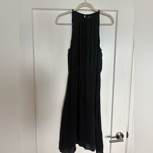 L'AGENCE Black 100% Silk Dress
